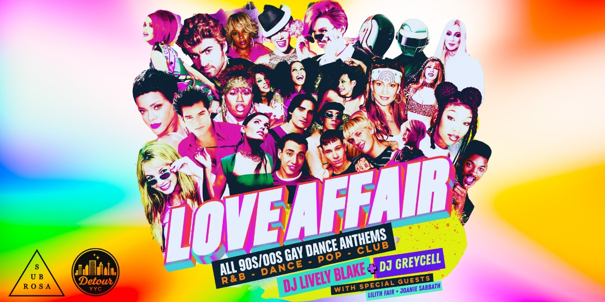 Club Detour Presents: Love Affair - Sub Rosa - Calgary - May 29