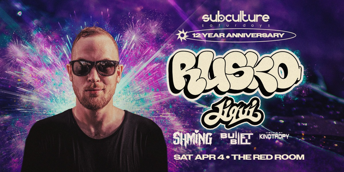 SUBculture 12YR w/ Rusko & Jiqui