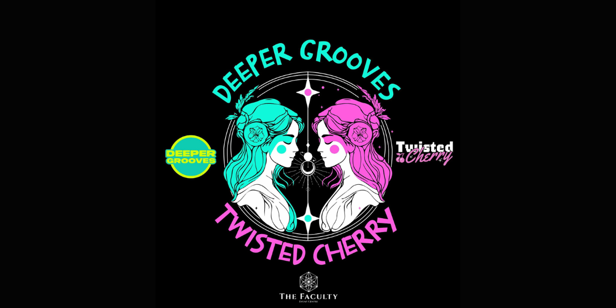 Twisted Cherry x Deeper Grooves event artwork from Showpass / DJ I AM PREETY