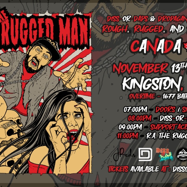 R.A. The Rugged Man - Kingston - w/ Diss-Or-Daps Ep. 55
