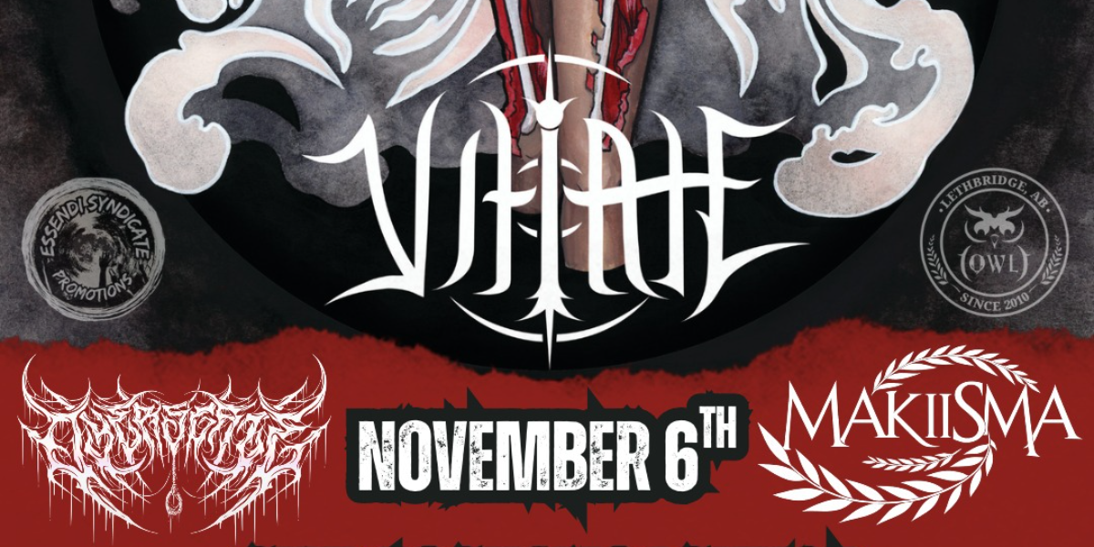 Vitiate 'Tightrope of Bones' Tour with Support from Dyer's Gate and Makiisma