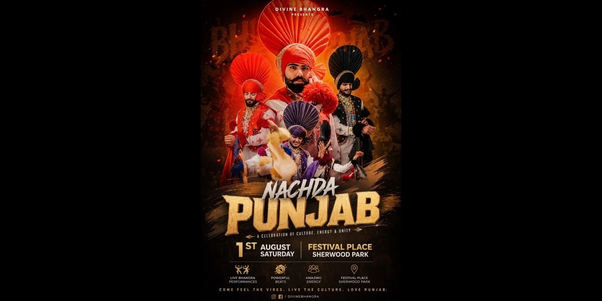 Divine Bhangra Presents Nachda Punjab event artwork from Showpass