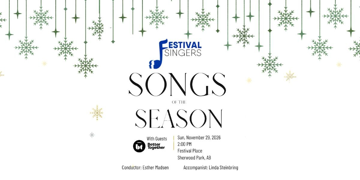 Songs of the Season Presented by FESTIVAL SINGERS — official event artwork