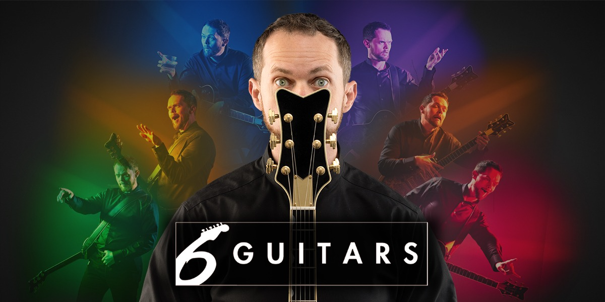6 Guitars event artwork from Showpass