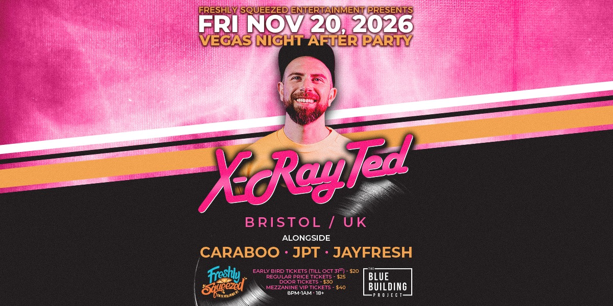 Vegas Night After Party with X-Ray Ted — official event artwork
