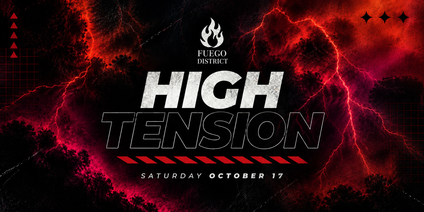 HIGH TENSION event artwork from Showpass