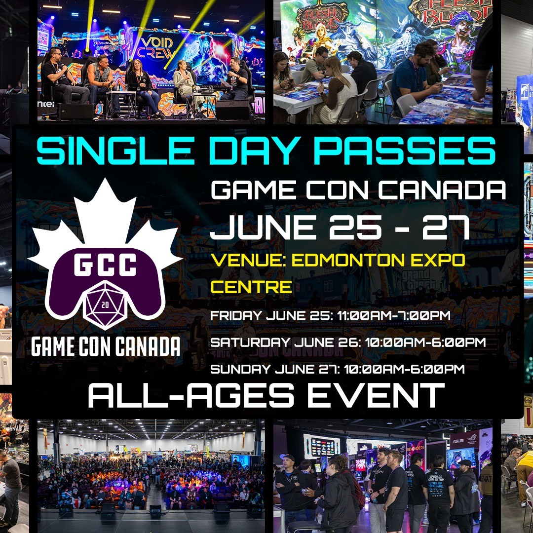 Game Con Canada - Single Day Passes