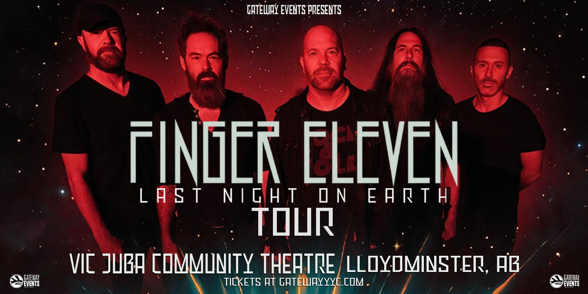 Finger Eleven - Lloydminster event artwork from Showpass
