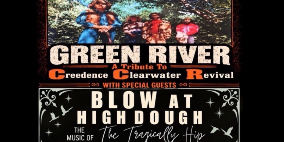 Source-aware visual for CCR & THE TRAGICALLY HIP LIVE! @ MEDICINE HAT LEGION