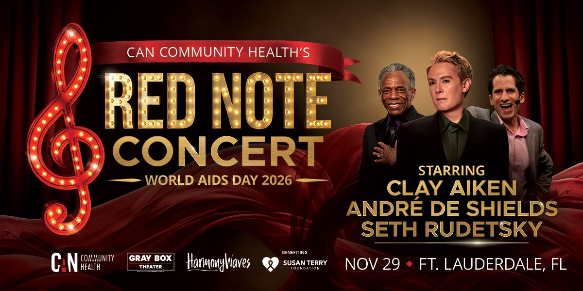 World AIDS Day Concert: Clay Aiken, André DeShields & Seth Rudetsky | Ft. Lauderdale