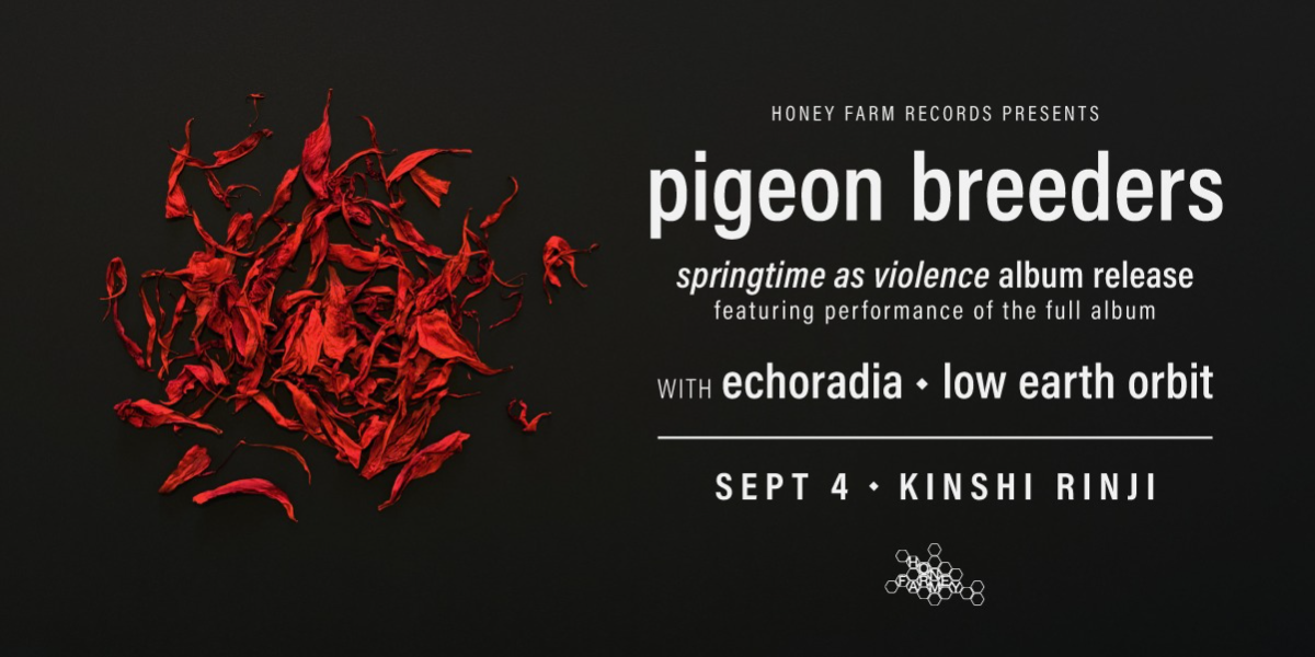 Pigeon Breeders Springtime As Violence record release official artwork