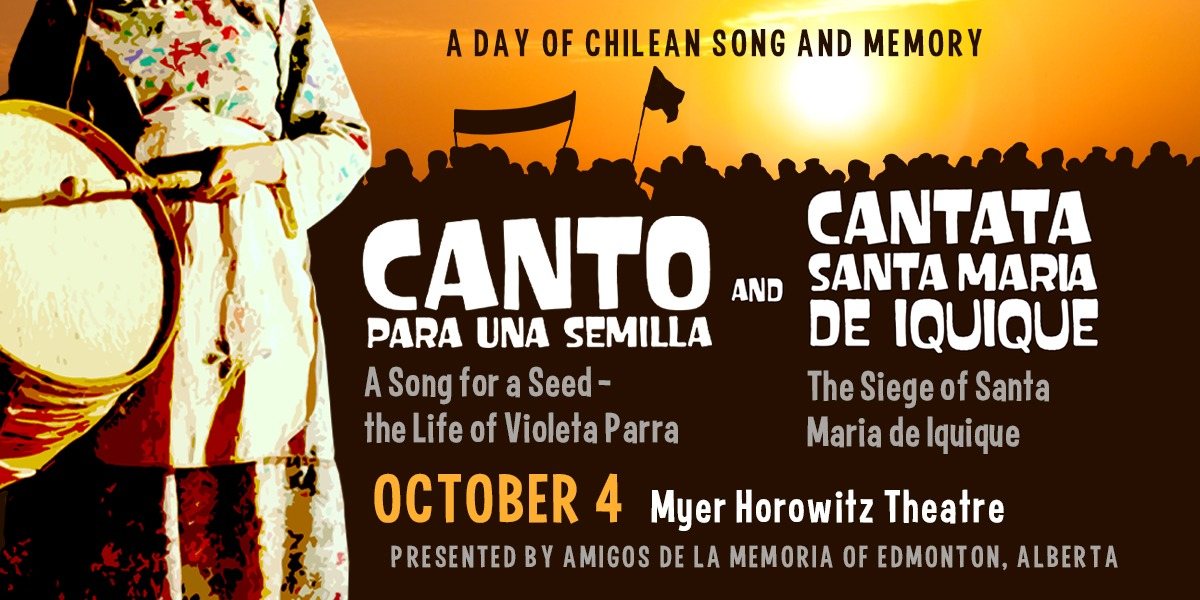 A Day of Chilean Song and Memory event artwork from Showpass