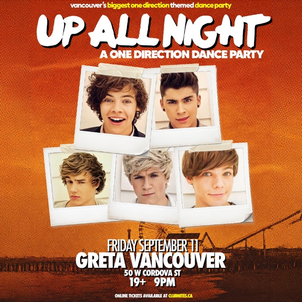 ONE DIRECTION NIGHT @ GRETA YVR