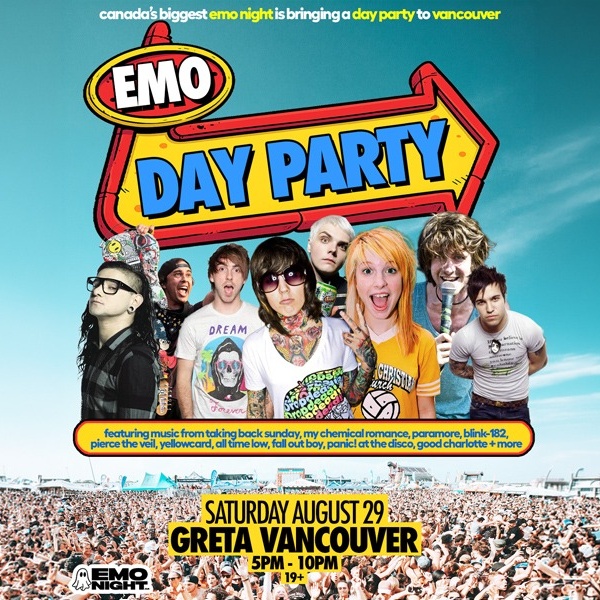 EMO DAY PARTY @ GRETA VANCOUVER
