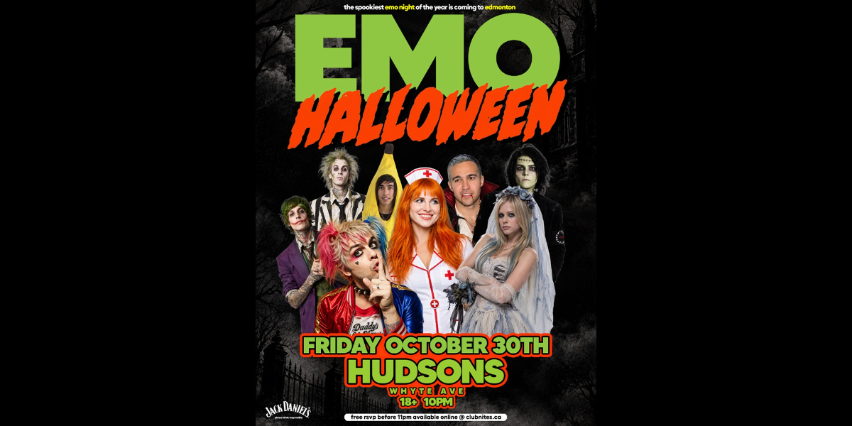 EMO HALLOWEEN @ HUDSONS WHYTE AVE