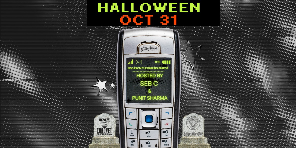 THE BARKING PARROT - THE RAVE ON THE GRAVE - HALLOWEEN PARTY