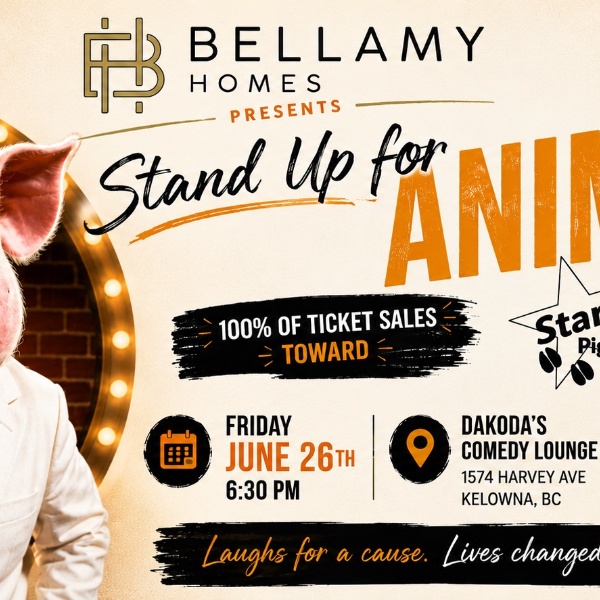 Bellamy Homes presents Stand Up for Animals for Star's Piggly Wiggly Sanctuary