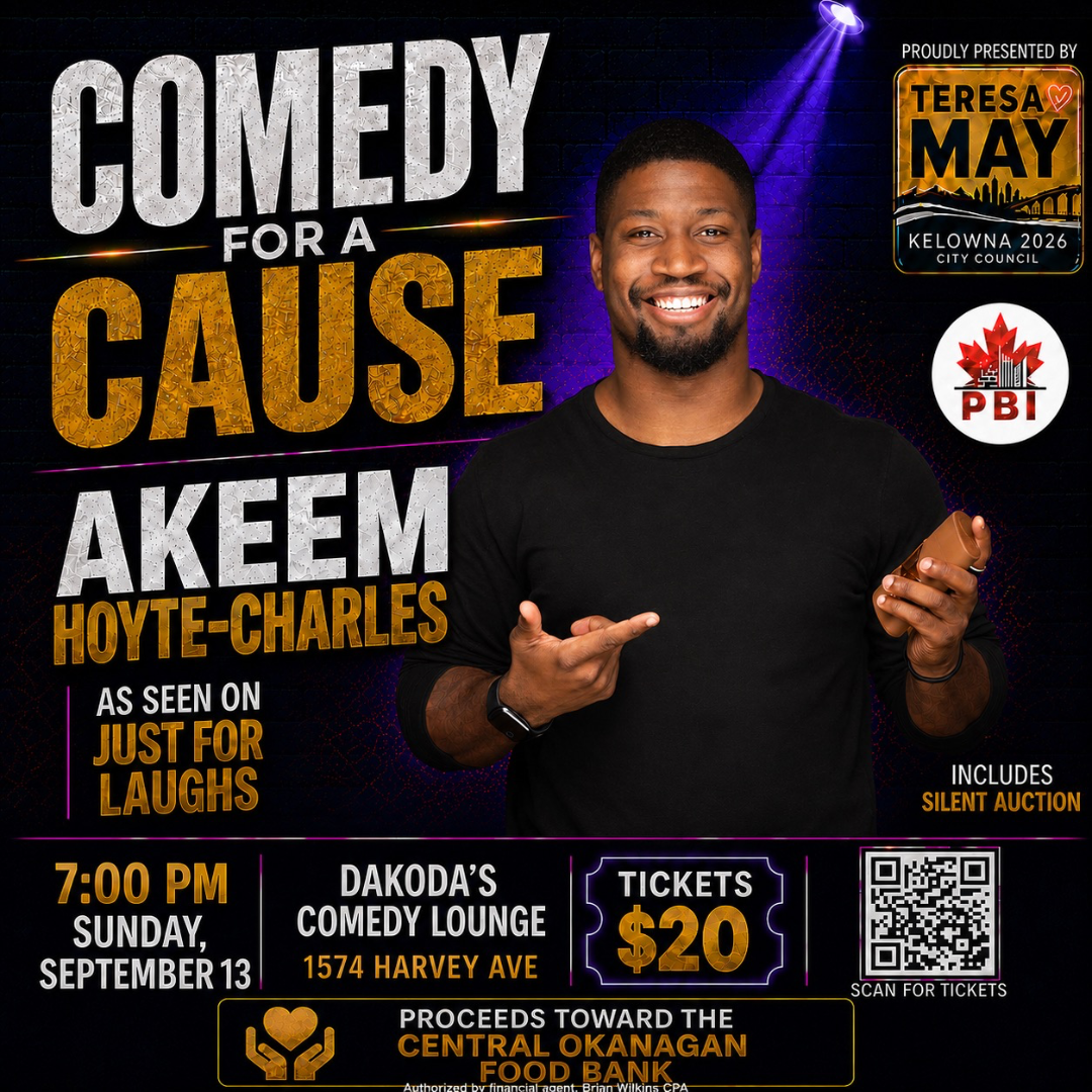 Comedy for a Cause for the Food Bank presesented by Teresa May & PBI