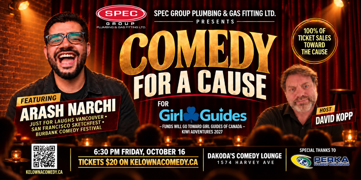 Comedy for a Cause for Girl Guides of Canada presented by Spec Group