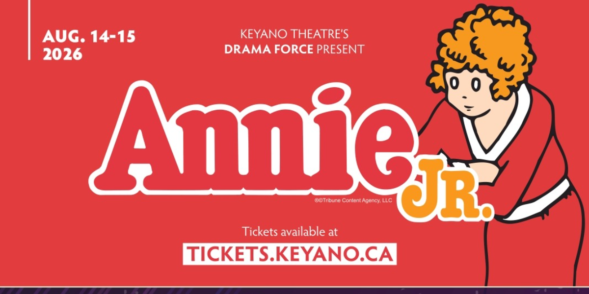 Annie Jr. Keyano Theatre event artwork from Showpass