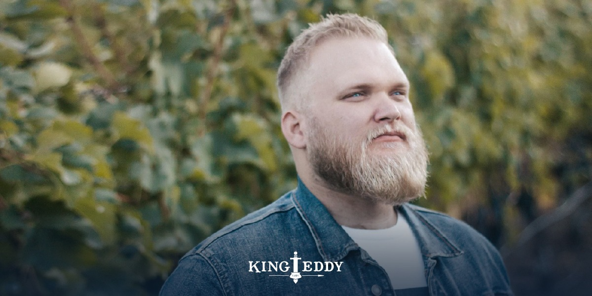 Eric Braun with Kate Reid official King Eddy event artwork