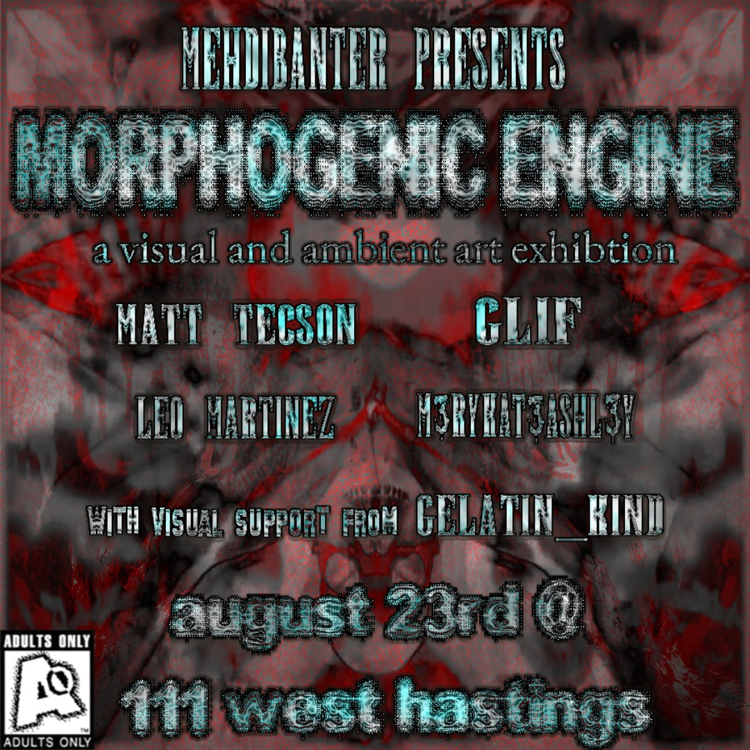 Mehdi Banter Presents: MORPHOGENIC ENGINE