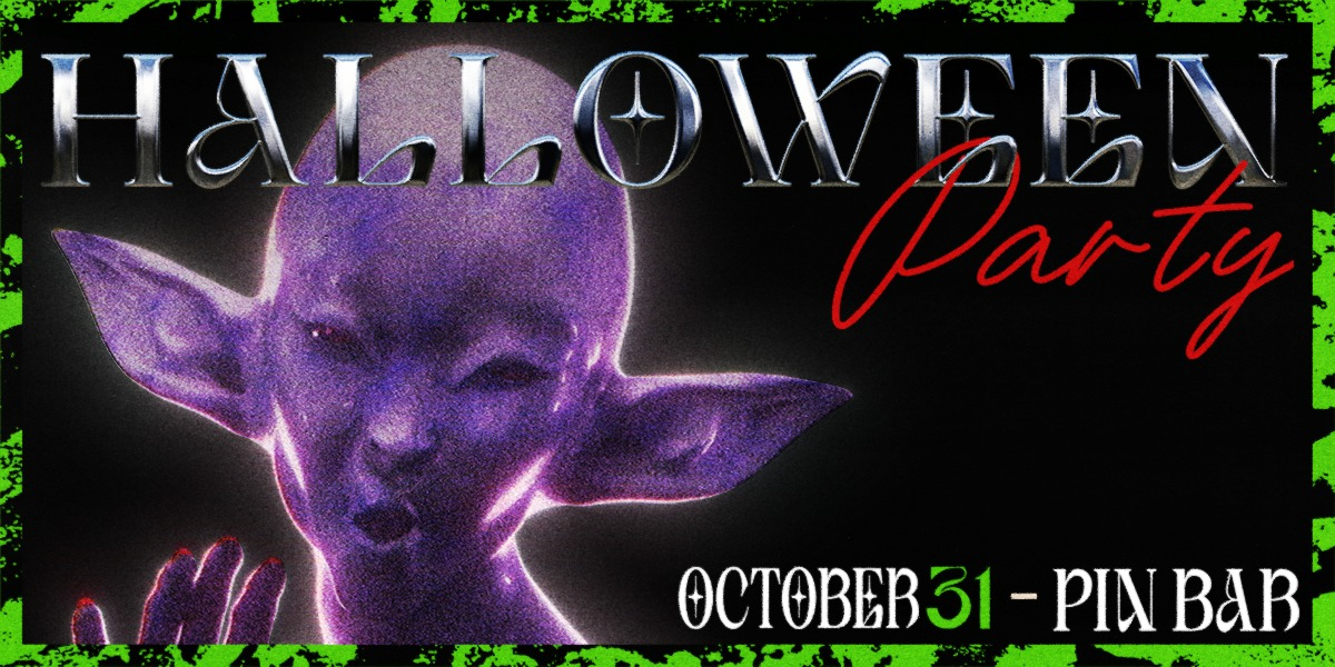 HALLOWEEN DANCE PARTY 3 @ PINBAR — official event artwork
