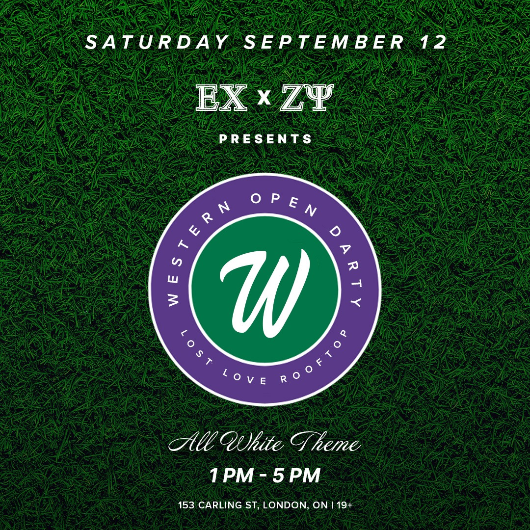EX x ZY Presents: WESTERN OPEN ROOFTOP DARTY