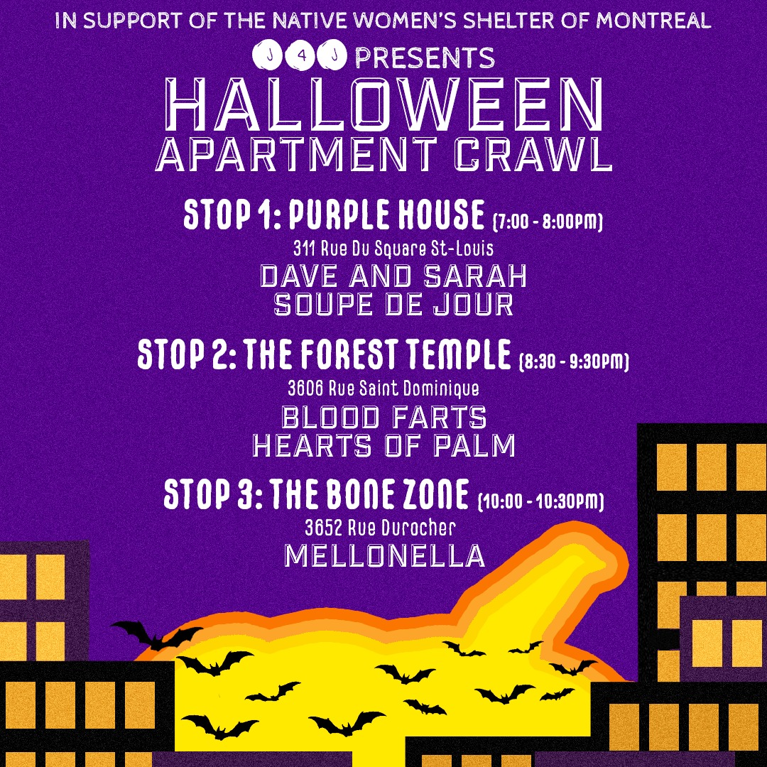 Jam for Justice Halloween Apartment Crawl