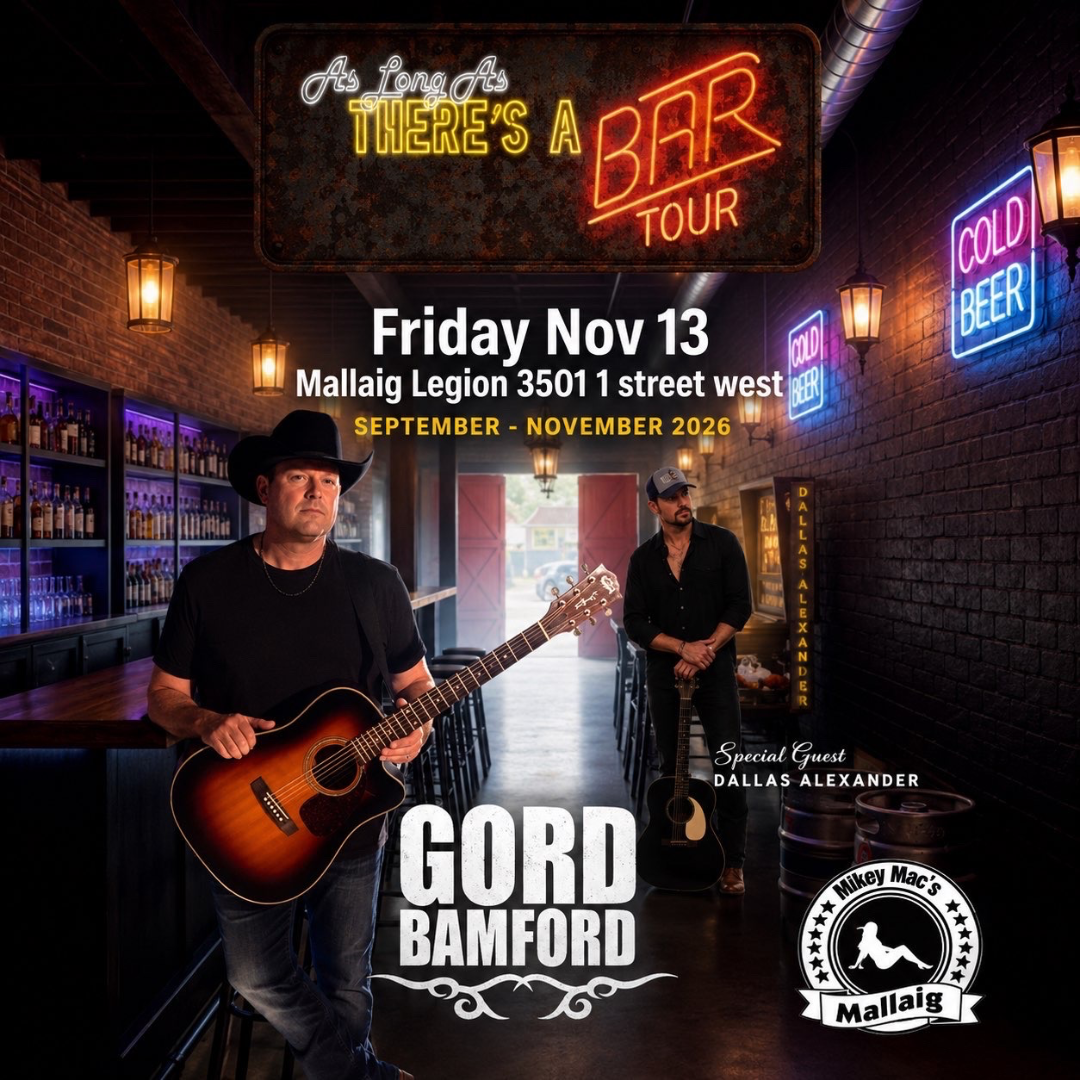 Gord Bamford Mallaig event artwork from Showpass