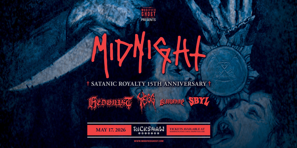 MIDNIGHT with Hedonist, Yegg, Bloodrhine & SBYL