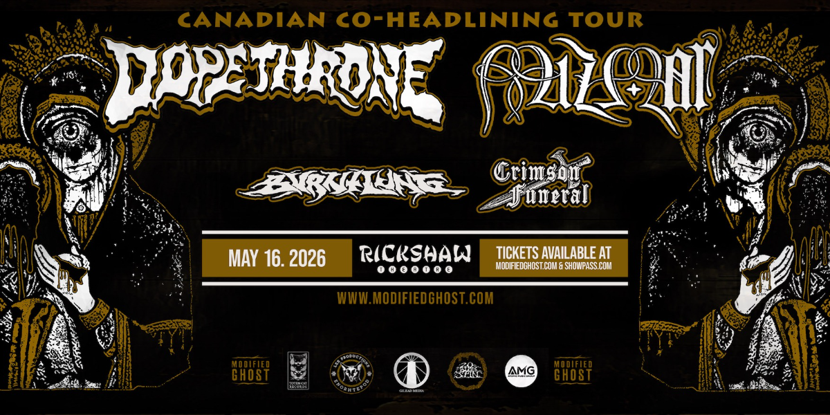 DOPETHRONE & MIZMOR with Burnt Lung & Crimson Funeral