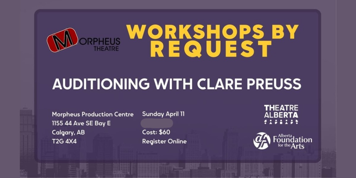 Workshop: Auditioning with Clare Preuss