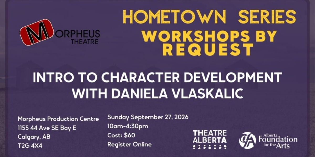 Workshop: Intro to Character Development with Daniela Vlaskalic