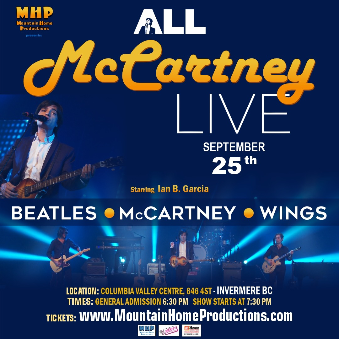 All McCartney Live Staring Ian Garcia in Invermere