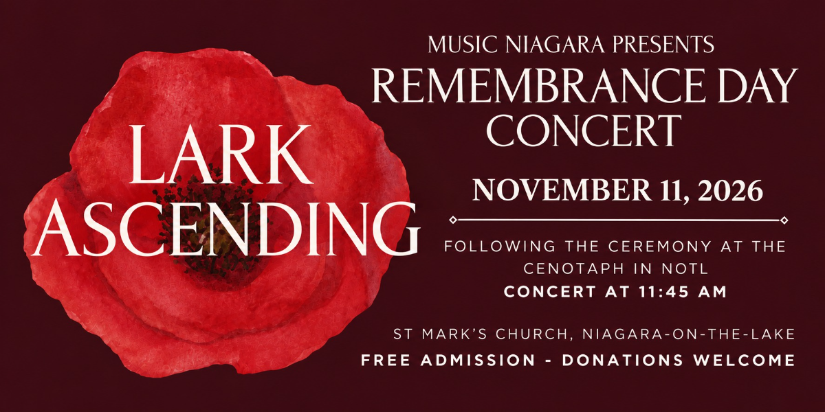 Lark Ascending – A Remembrance Day Concert