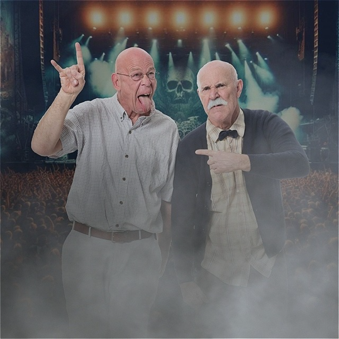 AWOL: 2 Old Men Escape From A Care Home & Go To A Metal Festival