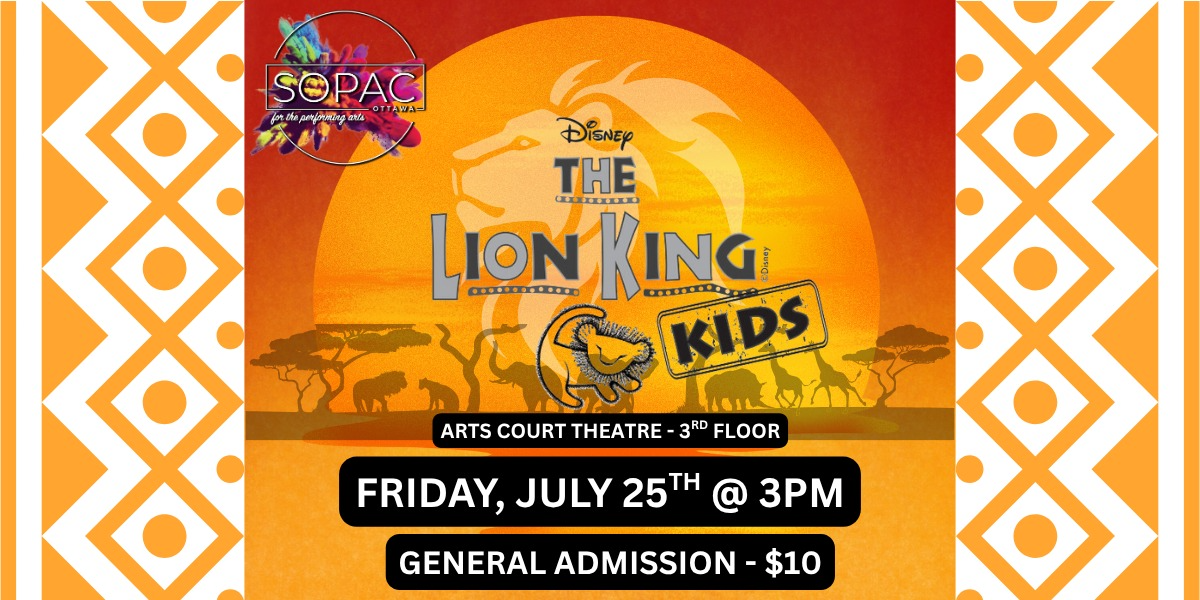 SOPAC Presents Disney's Lion King KIDS the Musical