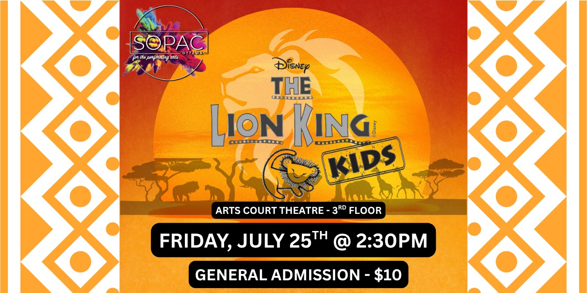 SOPAC Presents Disney's Lion King KIDS the Musical