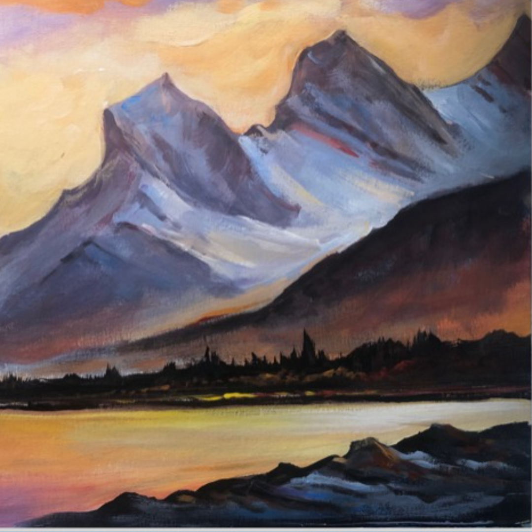 Paint Night - Three Sisters Sunset