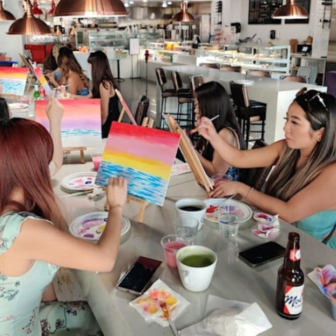 Paint N Sip Night Calgary Canvas Painting Nove Nine Locals