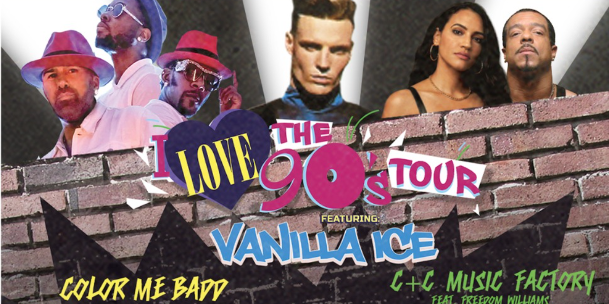 I Love the 90's with Vanilla Ice, C&C Music Factory and Color Me Badd — Otros · Park City