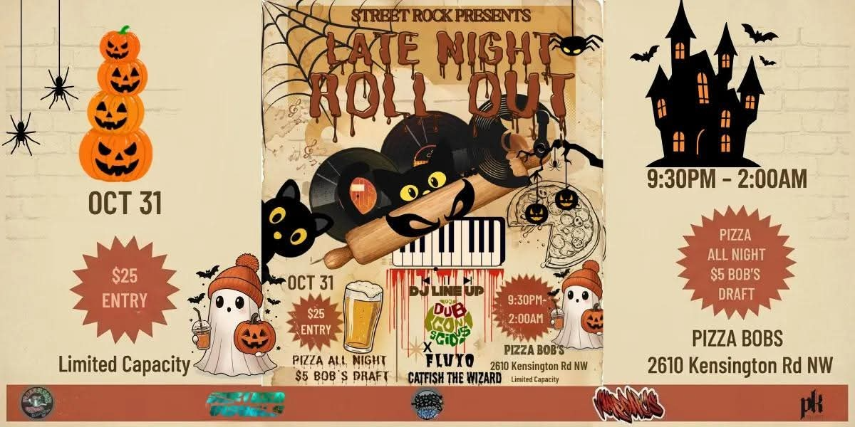Street Rock Presents: The Halloween Roll Out event artwork from Showpass