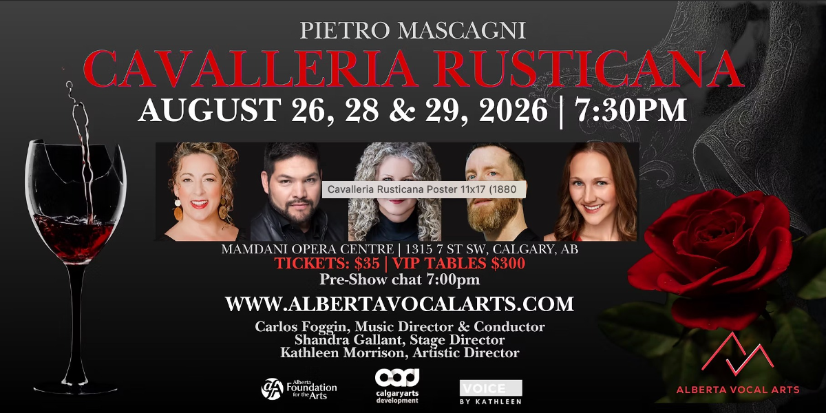 Cavalleria Rusticana event artwork from Showpass