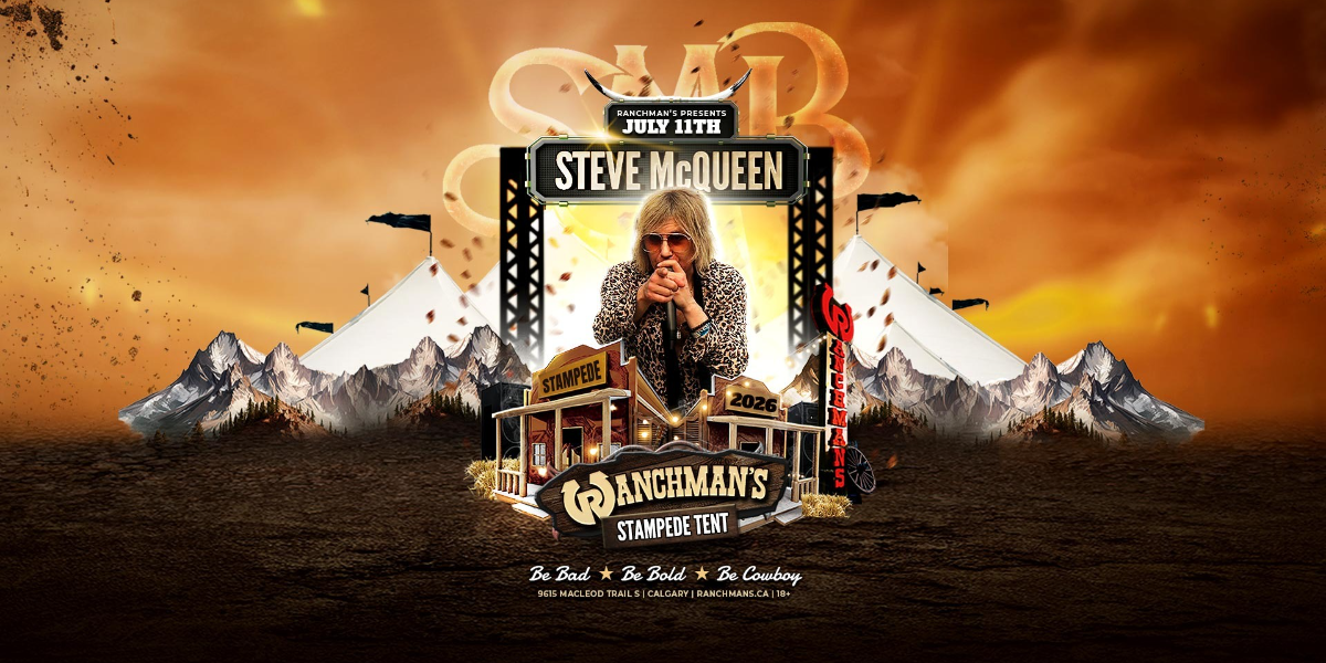 Steve McQueen Band event artwork from Showpass