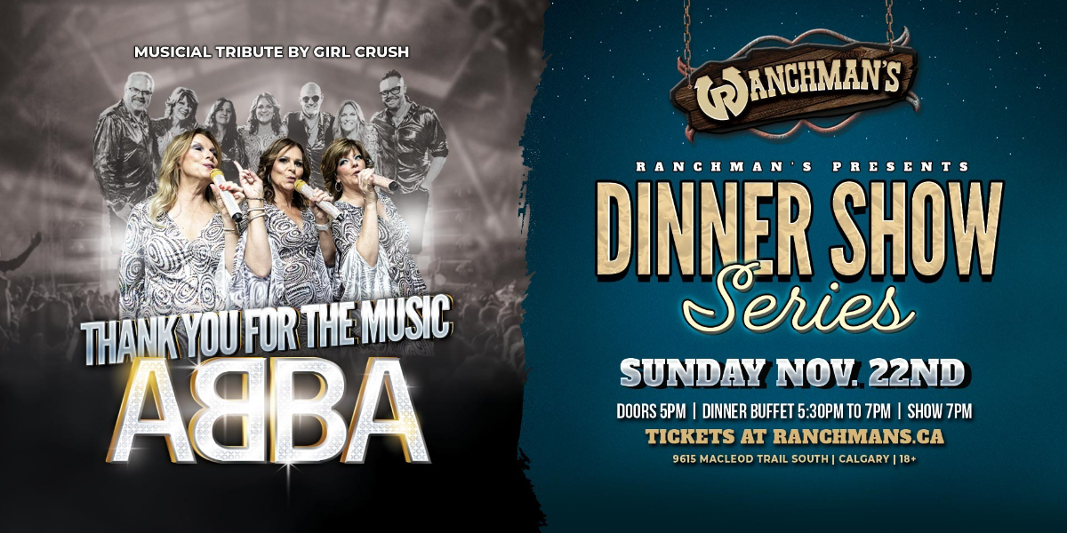 ABBA - THANK YOU FOR THE MUSIC TRIBUTE event artwork from Showpass