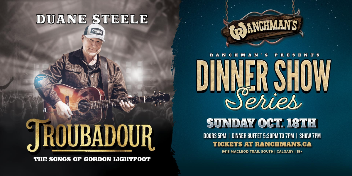 TROUBADOUR DINNER & SHOW event artwork from Showpass