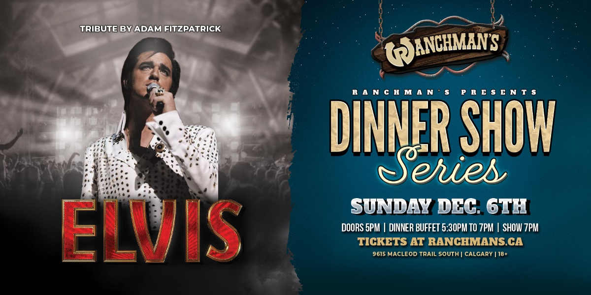 ELVIS COUNTRY CHRISTMAS DINNER & SHOW event artwork from Showpass
