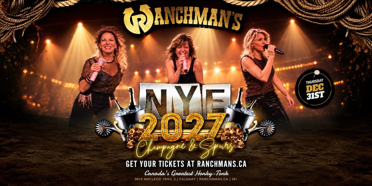 CHAMPAGNE & SPURS NYE 2027 — official event artwork