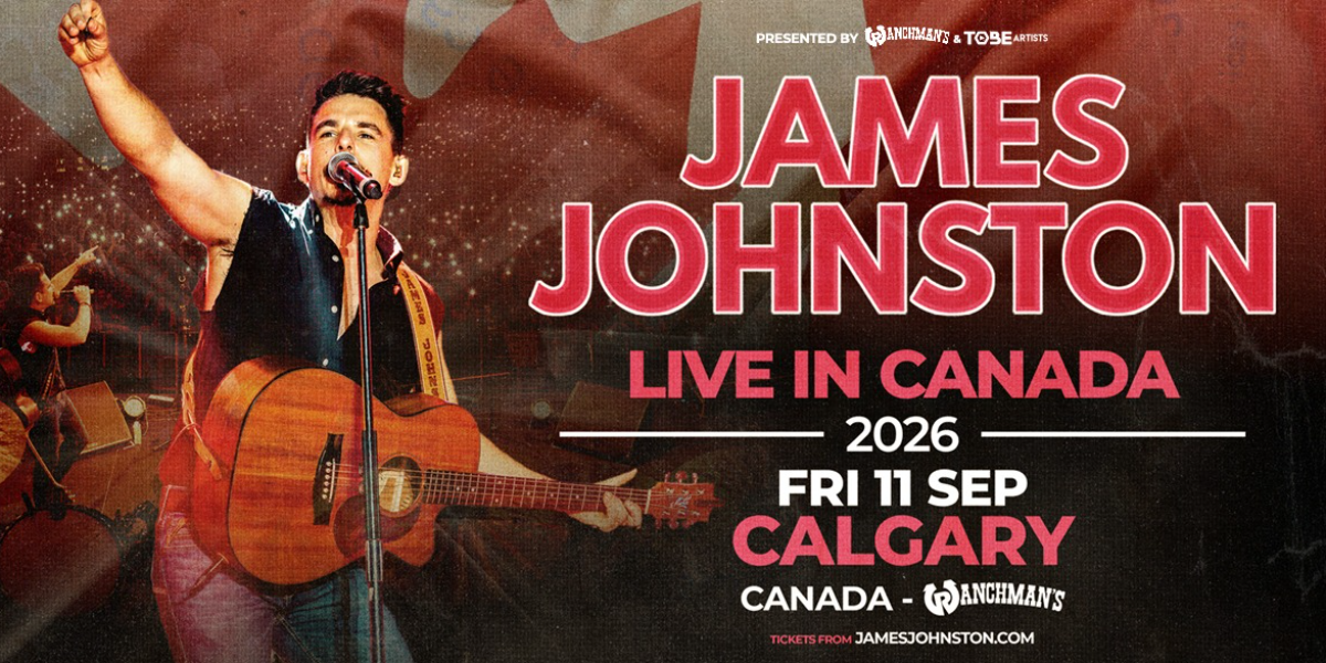 JAMES JOHNSTON event artwork from Showpass
